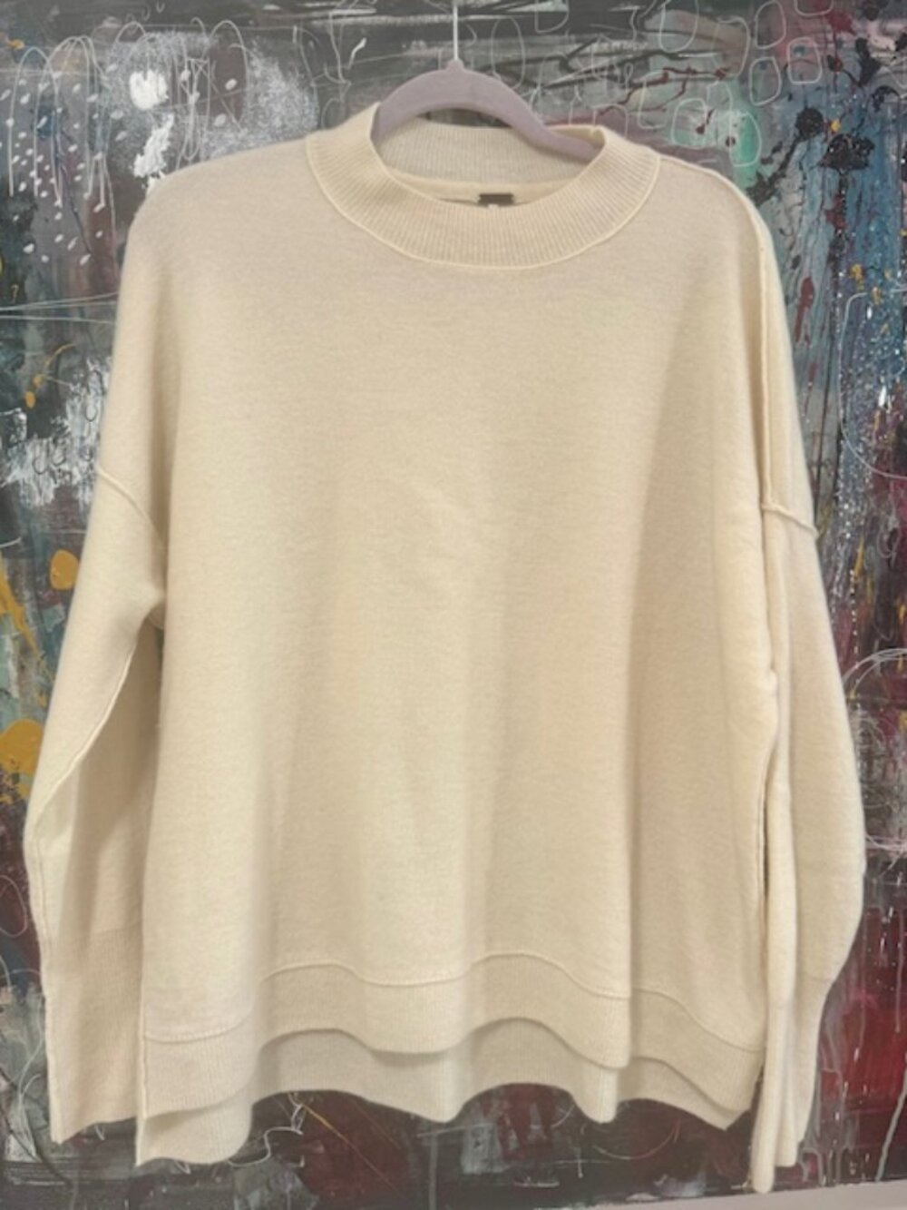 Free People Easy Street 100% Cashmere Tunic SIze Medium